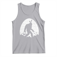 Funny Bigfot Easter Tank Top Sasquatch Rabbit Night Stroll Moon Egg