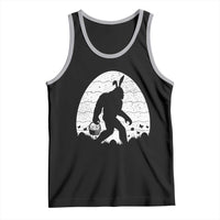 Funny Bigfot Easter Tank Top Sasquatch Rabbit Night Stroll Moon Egg