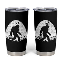 Funny Bigfot Easter Tumbler Cup Sasquatch Rabbit Night Stroll Moon Egg