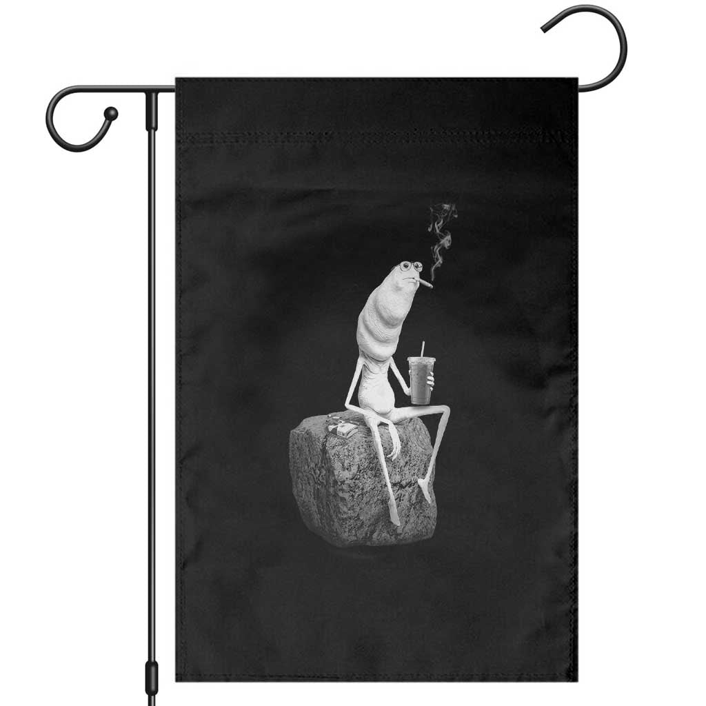 Marcus The Worm Diet Coke Garden Flag Funny Drinking and Smoking Meme