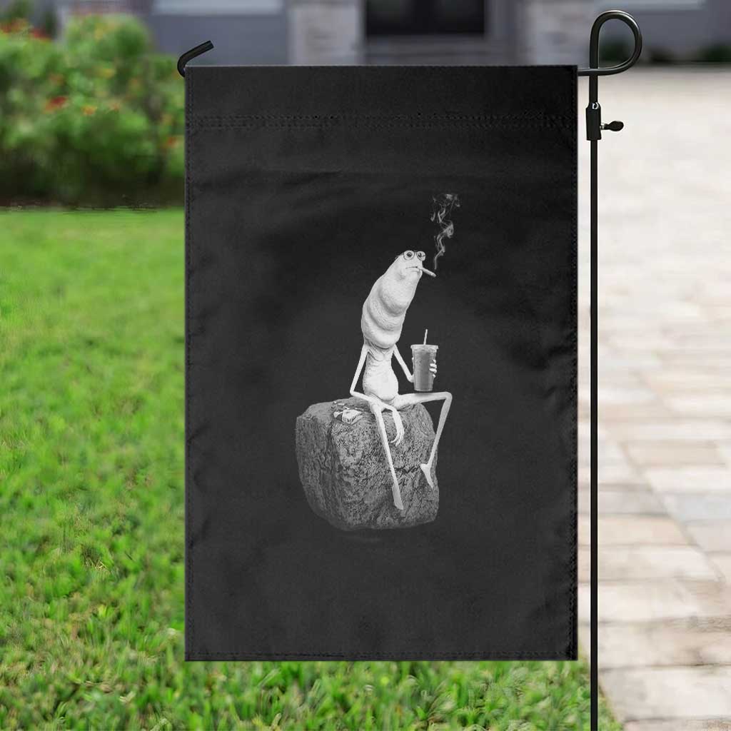 Marcus The Worm Diet Coke Garden Flag Funny Drinking and Smoking Meme