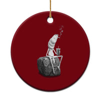 Marcus The Worm Diet Coke Ceramic Ornament Funny Drinking and Smoking Meme