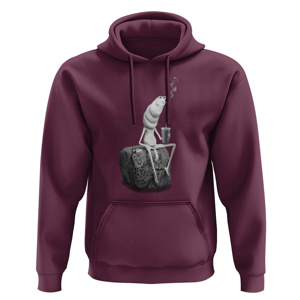Marcus The Worm Diet Coke Hoodie Funny Drinking and Smoking Meme