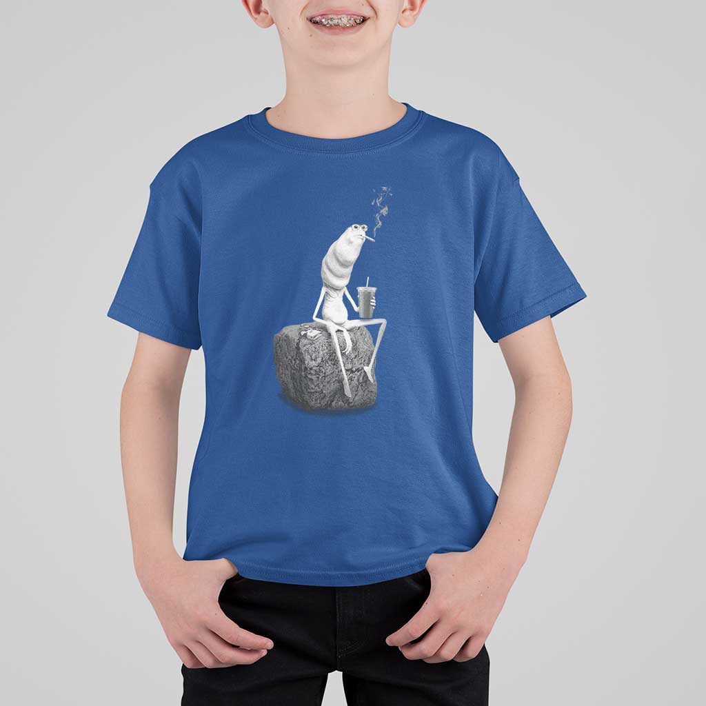 Marcus The Worm Diet Coke T Shirt For Kid Funny Drinking and Smoking Meme