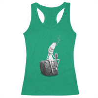 Marcus The Worm Diet Coke Racerback Tank Top Funny Drinking and Smoking Meme