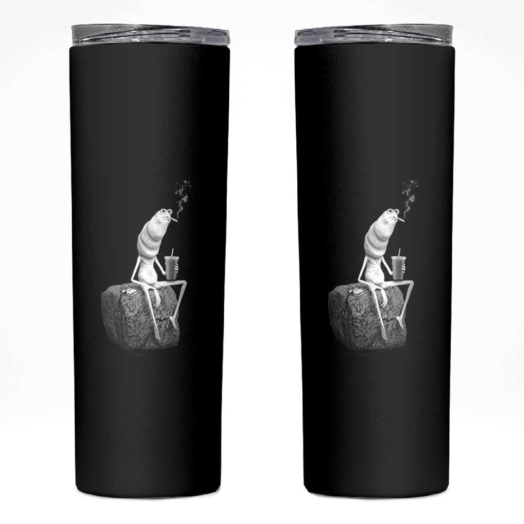 Marcus The Worm Diet Coke Skinny Tumbler Funny Drinking and Smoking Meme