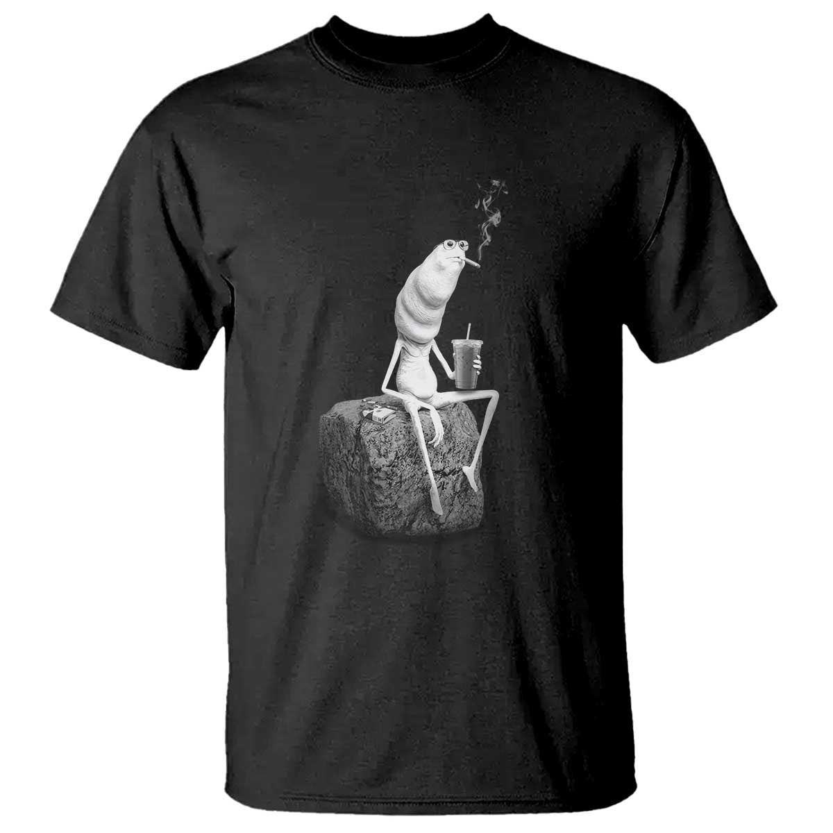 Marcus The Worm Diet Coke T Shirt Funny Drinking and Smoking Meme