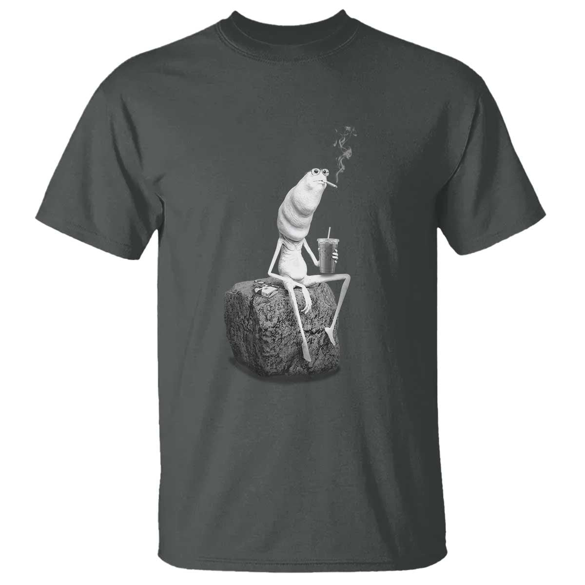 Marcus The Worm Diet Coke T Shirt Funny Drinking and Smoking Meme