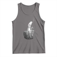 Marcus The Worm Drinking Iced Coffee Meme Tank Top TS14