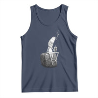 Marcus The Worm Drinking Iced Coffee Meme Tank Top TS14