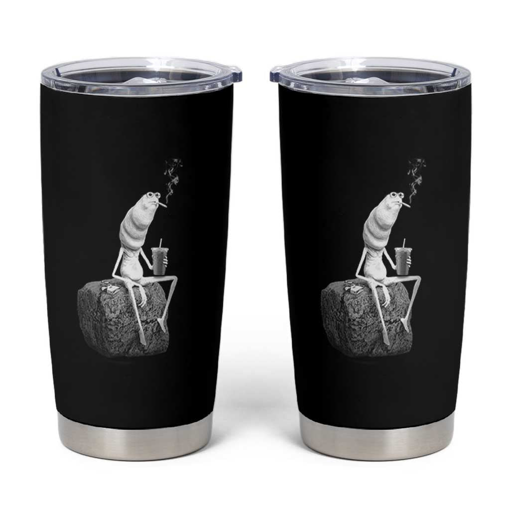 Marcus The Worm Diet Coke Tumbler Cup Funny Drinking and Smoking Meme