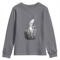 Marcus The Worm Diet Coke Youth Sweatshirt Funny Drinking and Smoking Meme