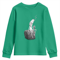Marcus The Worm Diet Coke Youth Sweatshirt Funny Drinking and Smoking Meme