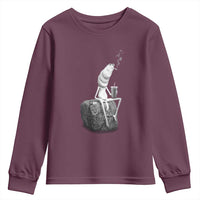 Marcus The Worm Diet Coke Youth Sweatshirt Funny Drinking and Smoking Meme