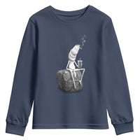 Marcus The Worm Diet Coke Youth Sweatshirt Funny Drinking and Smoking Meme