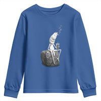 Marcus The Worm Diet Coke Youth Sweatshirt Funny Drinking and Smoking Meme