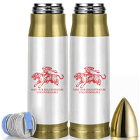 May Our Daughters Be Ungovernable Bullet Tumbler Vintage Cowgirl Hell Cat Women Empowerment
