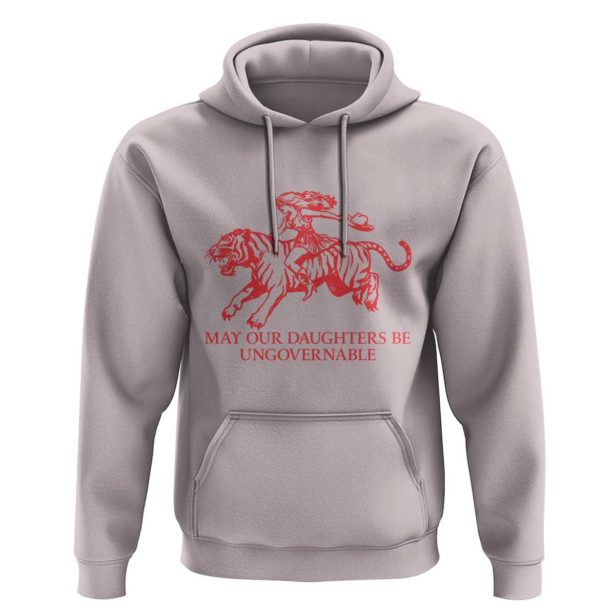 May Our Daughters Be Ungovernable Hoodie Vintage Cowgirl Hell Cat Women Empowerment