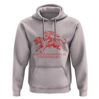 May Our Daughters Be Ungovernable Hoodie Vintage Cowgirl Hell Cat Women Empowerment