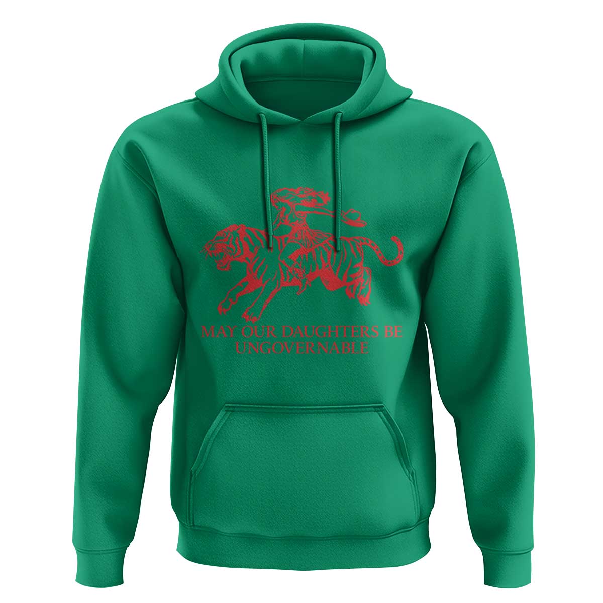 May Our Daughters Be Ungovernable Hoodie Vintage Cowgirl Hell Cat Women Empowerment