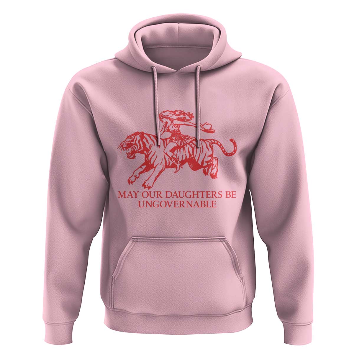 May Our Daughters Be Ungovernable Hoodie Vintage Cowgirl Hell Cat Women Empowerment