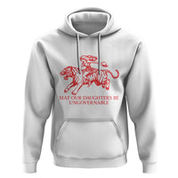 May Our Daughters Be Ungovernable Hoodie Vintage Cowgirl Hell Cat Women Empowerment