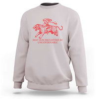 May Our Daughters Be Ungovernable Sweatshirt Vintage Cowgirl Hell Cat Women Empowerment