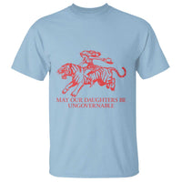 May Our Daughters Be Ungovernable T Shirt Vintage Cowgirl Hell Cat Women Empowerment