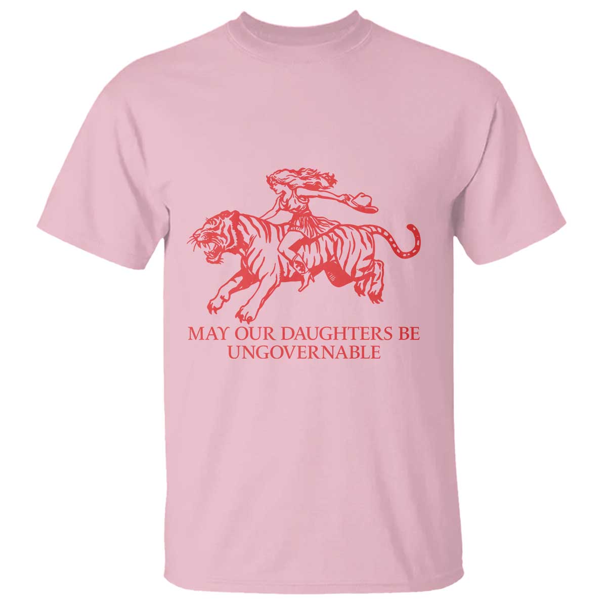 May Our Daughters Be Ungovernable T Shirt Vintage Cowgirl Hell Cat Women Empowerment