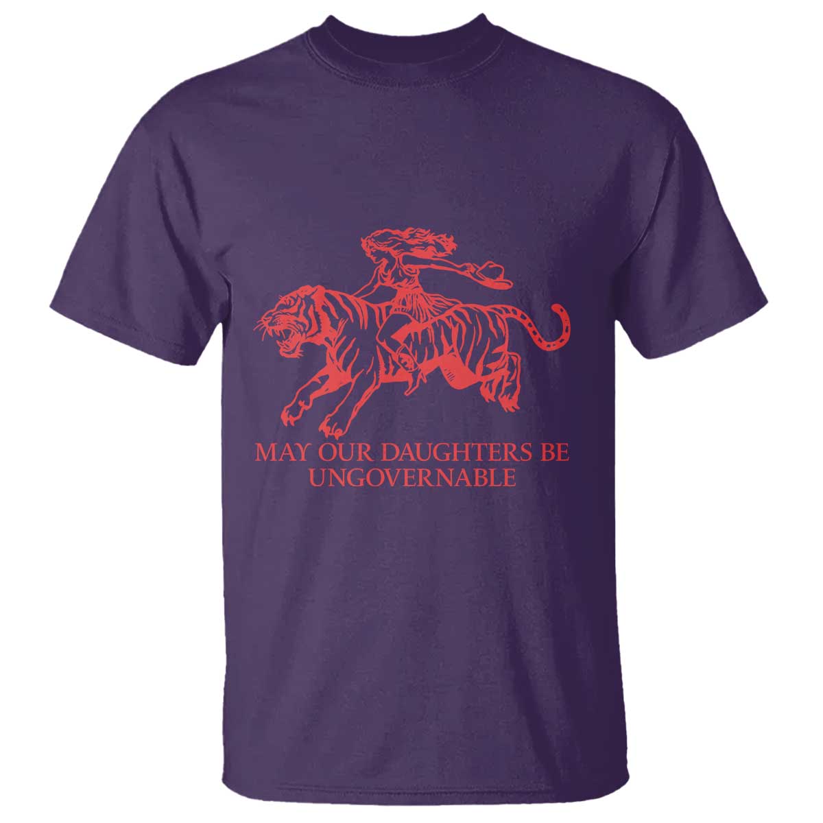 May Our Daughters Be Ungovernable T Shirt Vintage Cowgirl Hell Cat Women Empowerment