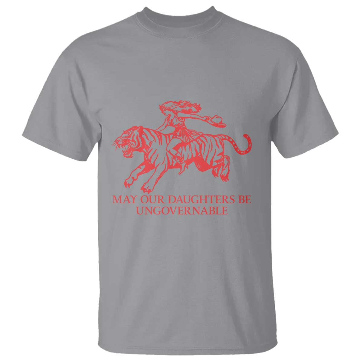 May Our Daughters Be Ungovernable T Shirt Vintage Cowgirl Hell Cat Women Empowerment