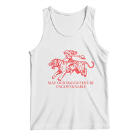 May Our Daughters Be Ungovernable Tank Top Vintage Cowgirl Hell Cat Women Empowerment