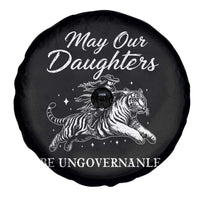 May Our Daughters Be Ungovernable Spare Tire Cover Cowgirl Western Cowgirl Hell Cat Women's Rights