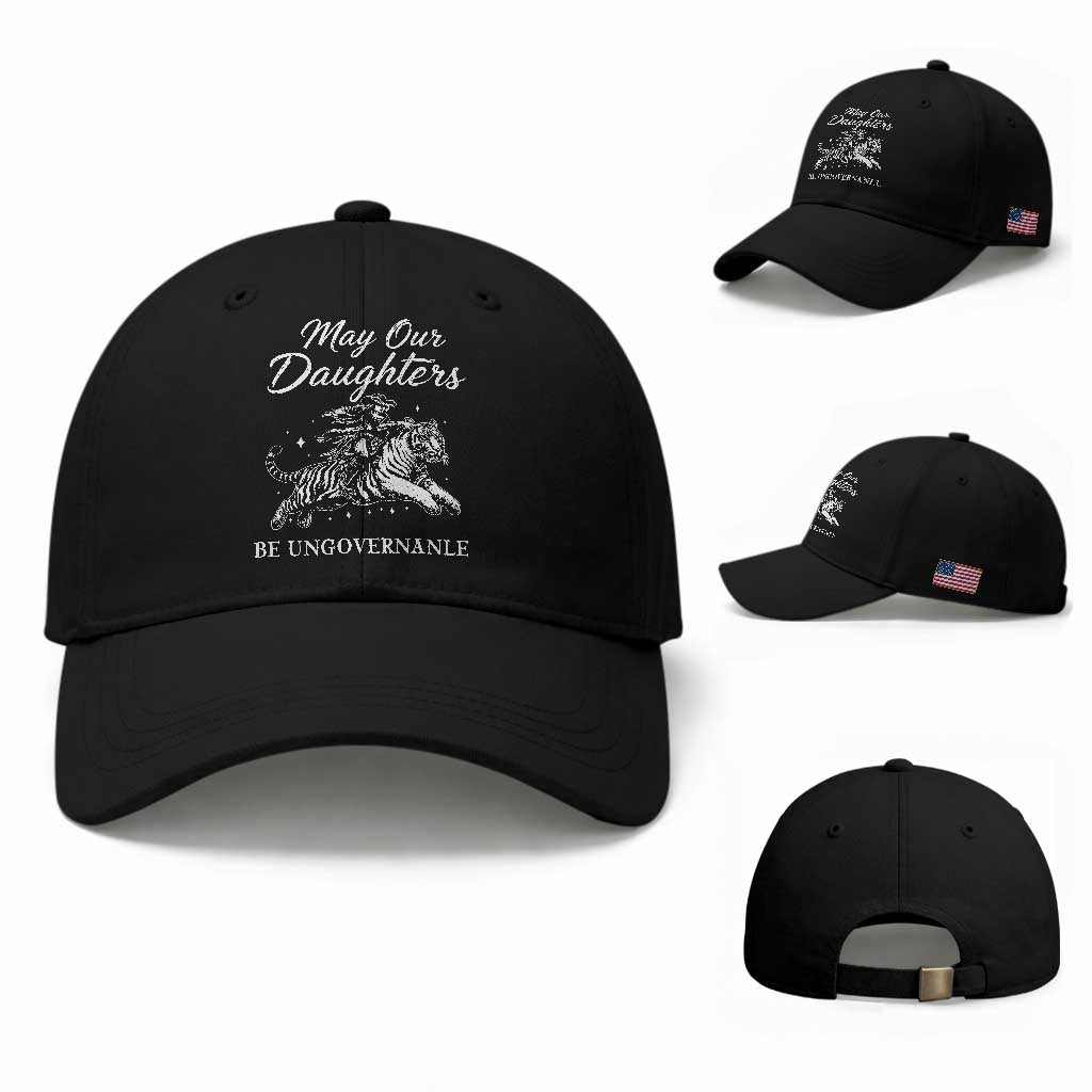 May Our Daughters Be Ungovernable Baseball Cap Cowgirl Western Cowgirl Hell Cat Women's Rights