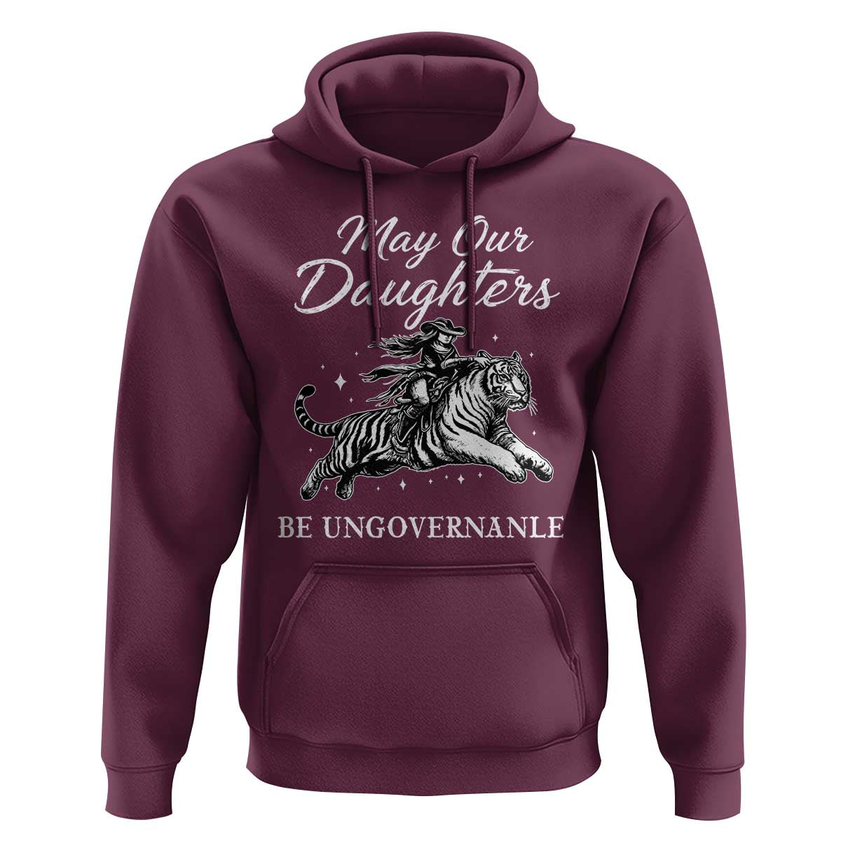May Our Daughters Be Ungovernable Hoodie Cowgirl Western Cowgirl Hell Cat Women's Rights