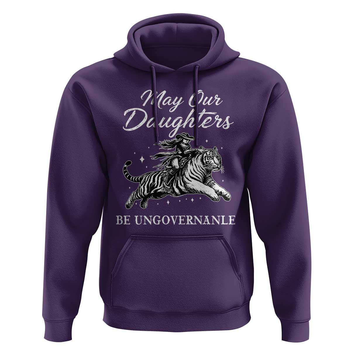 May Our Daughters Be Ungovernable Hoodie Cowgirl Western Cowgirl Hell Cat Women's Rights