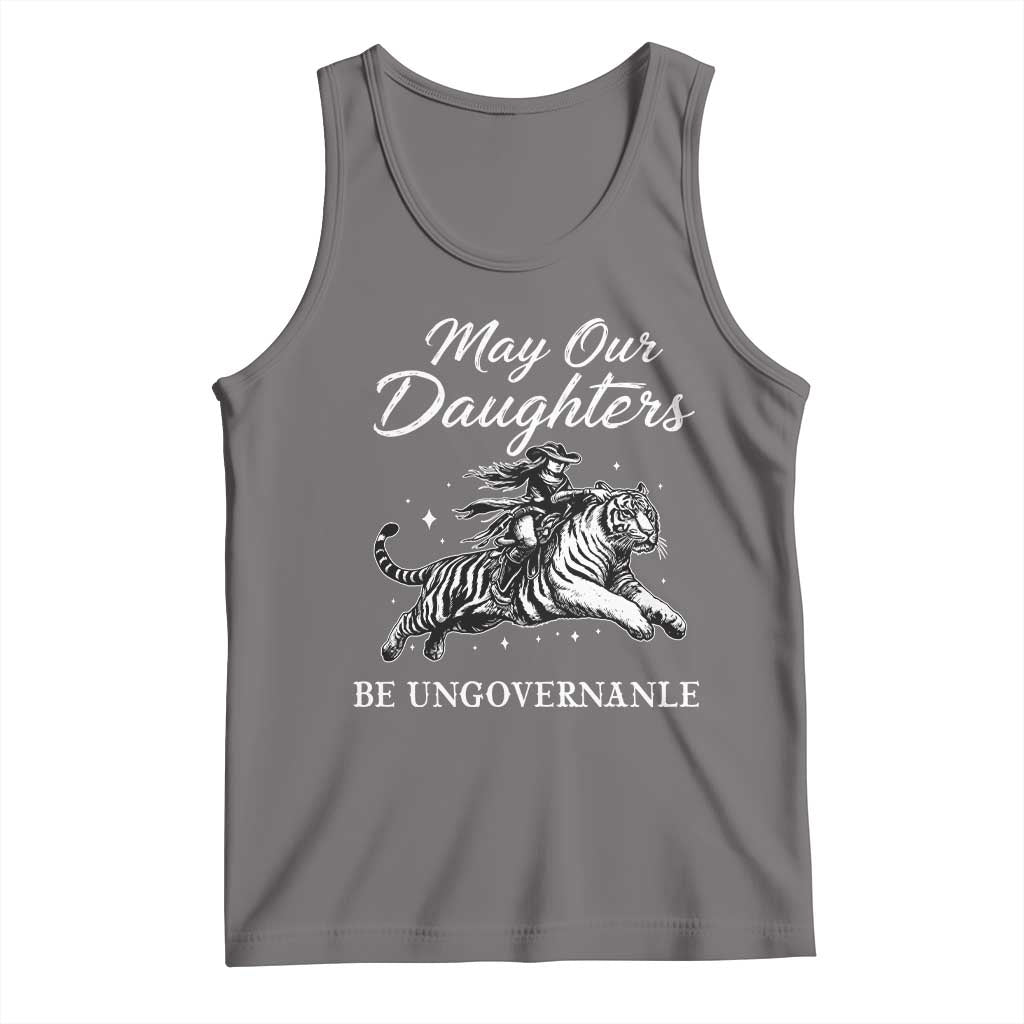 May Our Daughters Be Ungovernable Tank Top Cowgirl Western Cowgirl Hell Cat Women's Rights