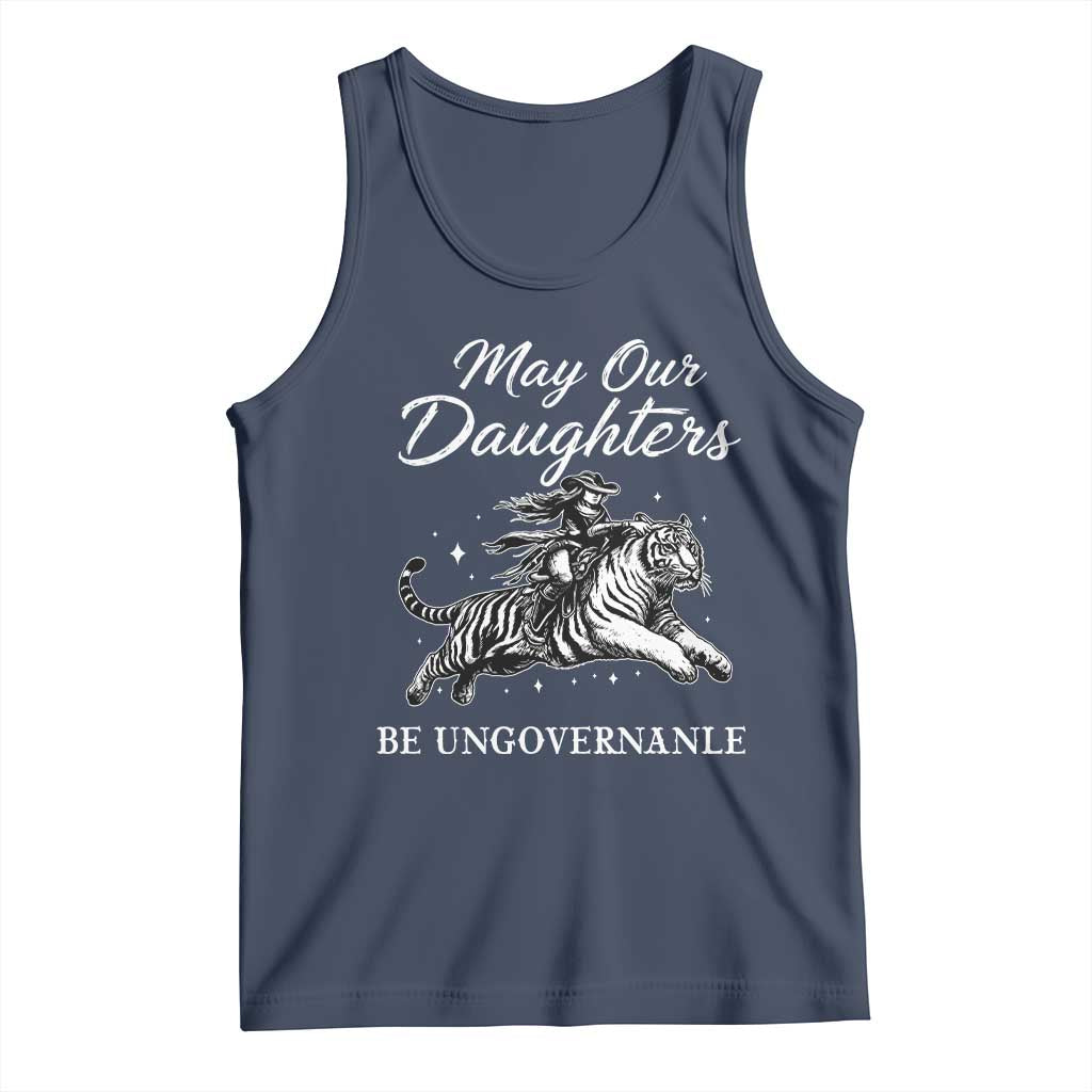 May Our Daughters Be Ungovernable Tank Top Cowgirl Western Cowgirl Hell Cat Women's Rights