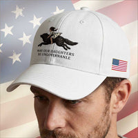 May Our Daughters Be Ungovernable Baseball Cap Girl Riding Wolf Activist Feminist Protest