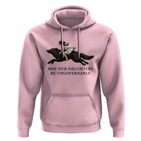 May Our Daughters Be Ungovernable Hoodie Girl Riding Wolf Activist Feminist Protest