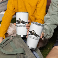 May Our Daughters Be Ungovernable Tumbler Cup Girl Riding Wolf Activist Feminist Protest