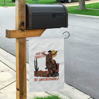 May Our Daughters Be Ungovernable Garden Flag Retro Cowgirl Western Feminist Protest