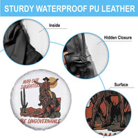May Our Daughters Be Ungovernable Spare Tire Cover Retro Cowgirl Western Feminist Protest