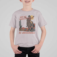 May Our Daughters Be Ungovernable T Shirt For Kid Retro Cowgirl Western Feminist Protest