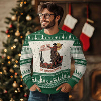 May Our Daughters Be Ungovernable Ugly Christmas Sweater Retro Cowgirl Western Feminist Protest