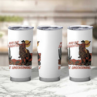 May Our Daughters Be Ungovernable Tumbler Cup Retro Cowgirl Western Feminist Protest