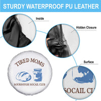 Tired Moms Sourdough Socail Club Spare Tire Cover Funny Baking Baker Humor