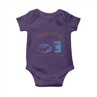 Tired Moms Sourdough Socail Club Baby Onesie Funny Baking Baker Humor