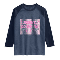 Currently Crashing Out Raglan Shirt Coquette Pink Bow Sarcastic Funny Quote