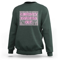 Currently Crashing Out Sweatshirt Coquette Pink Bow Sarcastic Funny Quote